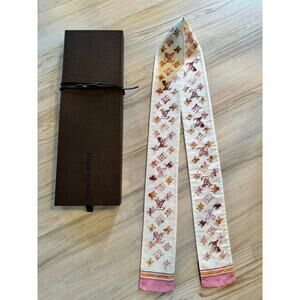 LV LOUIS VUITTON Richard Prince Watercolor Aquarelle Bandeau Scarf ULTRA RARE